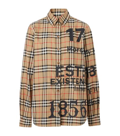 burberry print shirt india